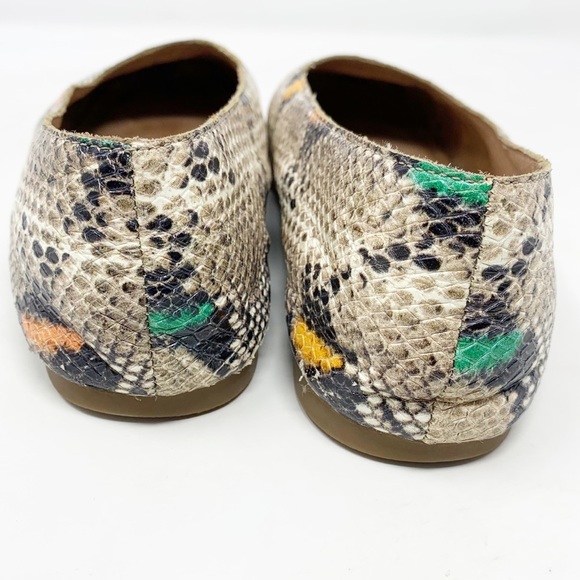 Madewell | Cory Faux Multicolor Snakeskin Leather Flats 6.5 - Picture 6 of 9